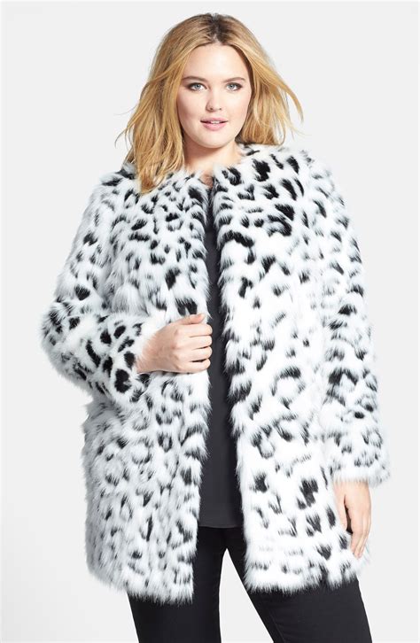 michael kors robe blanche|faux fur coat michael kors.